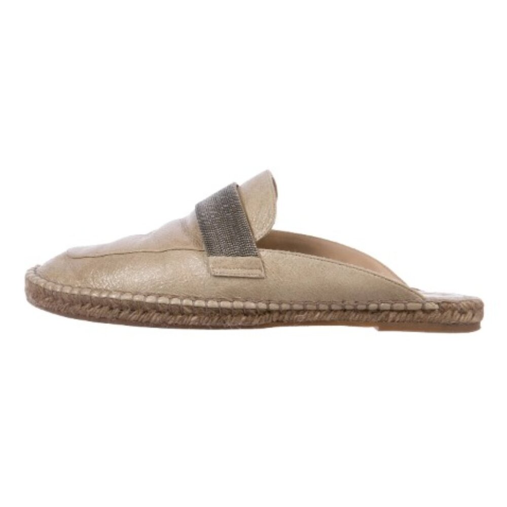 BRUNELLO CUCINELLI Monili Espadrille Mules